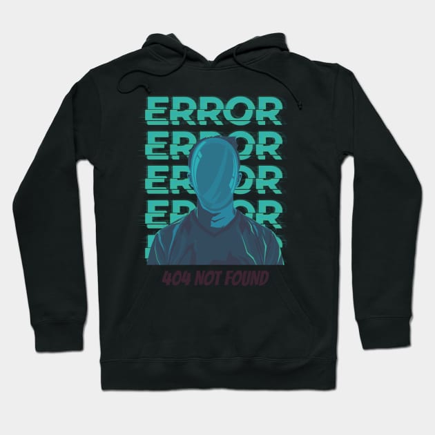 Human Error 404 01 Hoodie by Nangers Studio